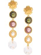 Lizzie Fortunato Jewels Nonna Flower Earrings - Gold