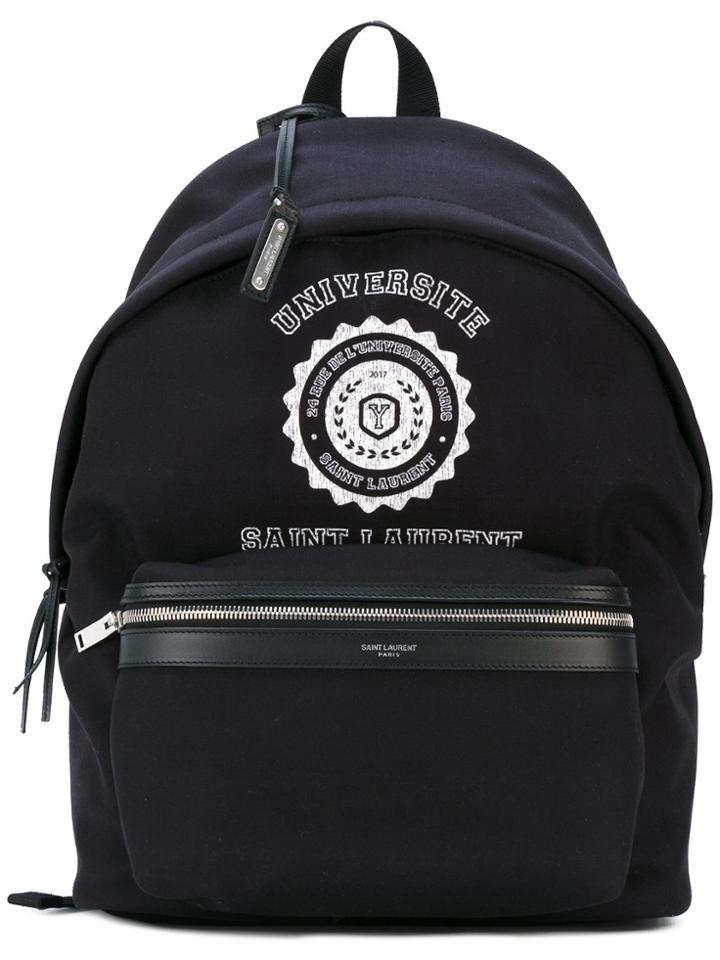 Saint Laurent 'université' Backpack - Black