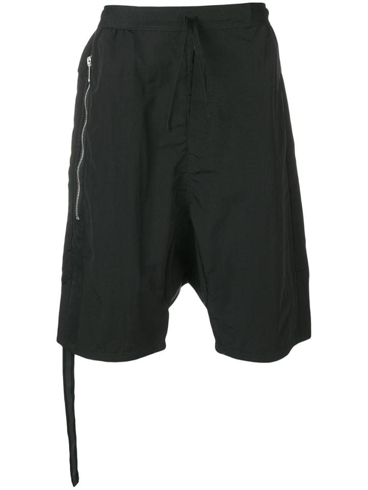 Unravel Project Dropped Crotch Shorts - Black