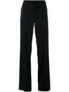 Ann Demeulemeester Wool Slim-cut Trousers, Women's, Size: 38, Black, Cotton/rayon/wool
