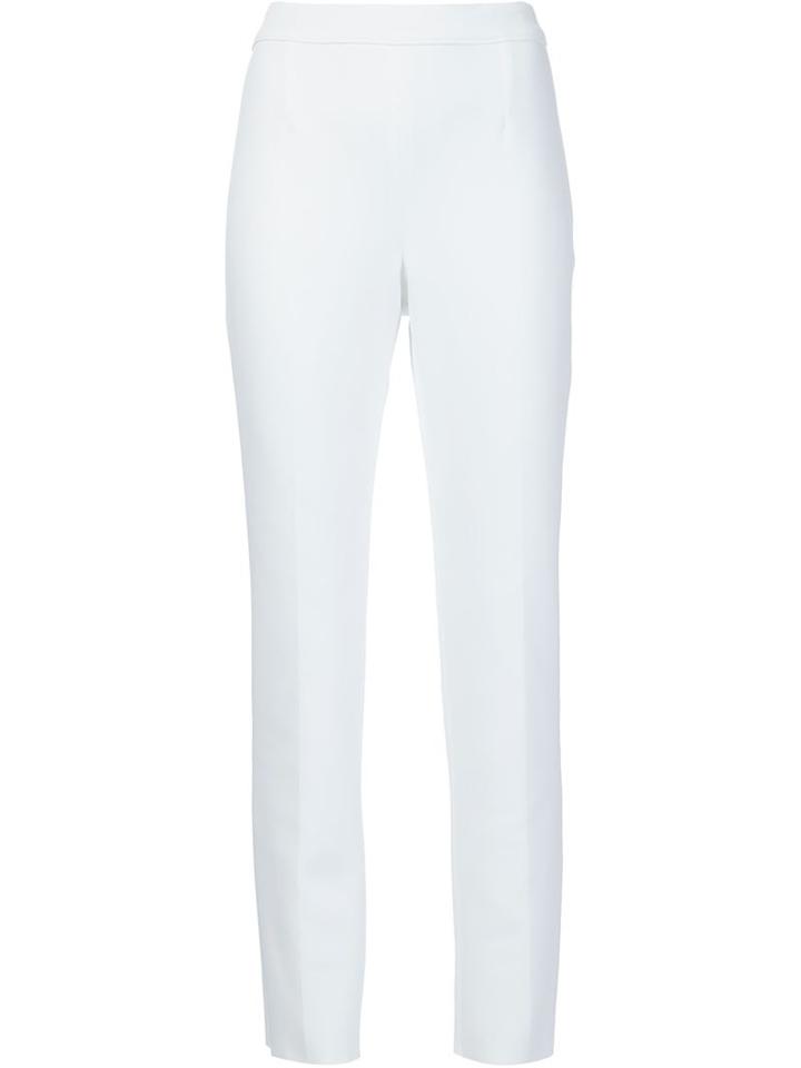 Carolina Herrera Skinny Trousers, Women's, Size: 2, White, Polyamide