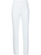 Carolina Herrera Skinny Trousers, Women's, Size: 2, White, Polyamide