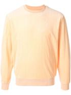 Supreme Ribbed Velour Sweatshirt - Orange