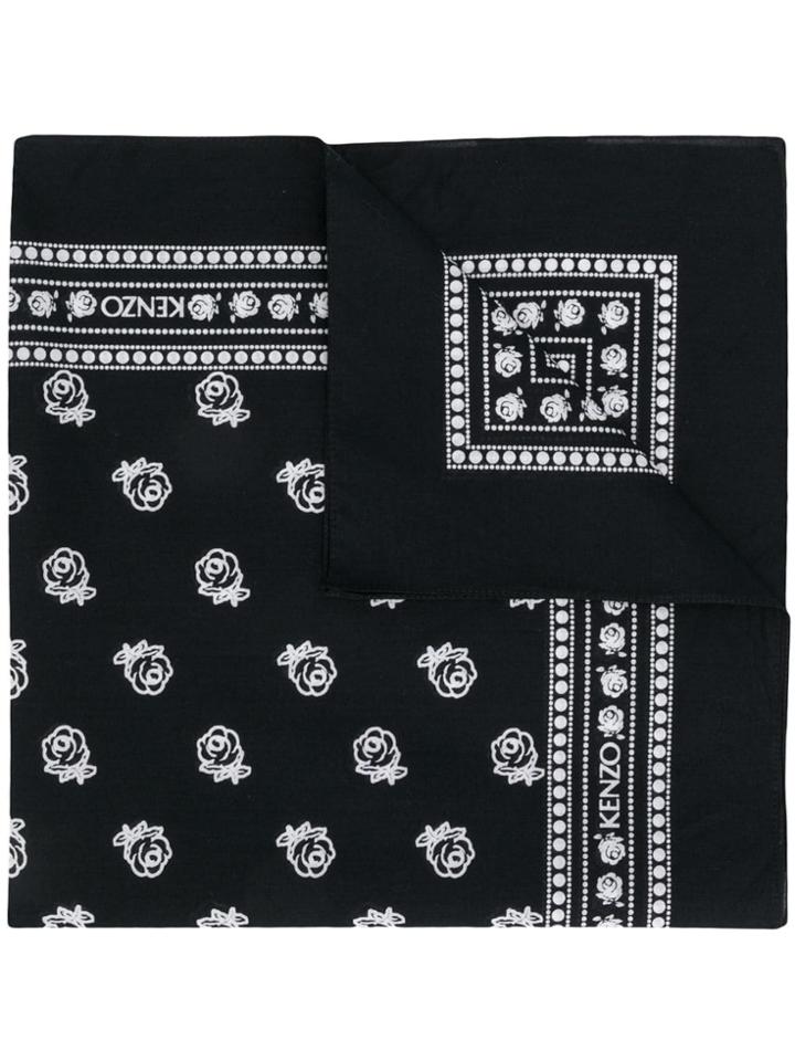 Kenzo Logo Bandana - Black