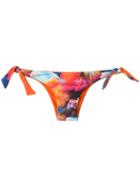 Blue Man Printed Bikini Bottoms, Women's, Size: G, Yellow/orange, Polyimide/spandex/elastane