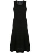 Comme Des Garçons Pre-owned Knitted Midi Dress - Black