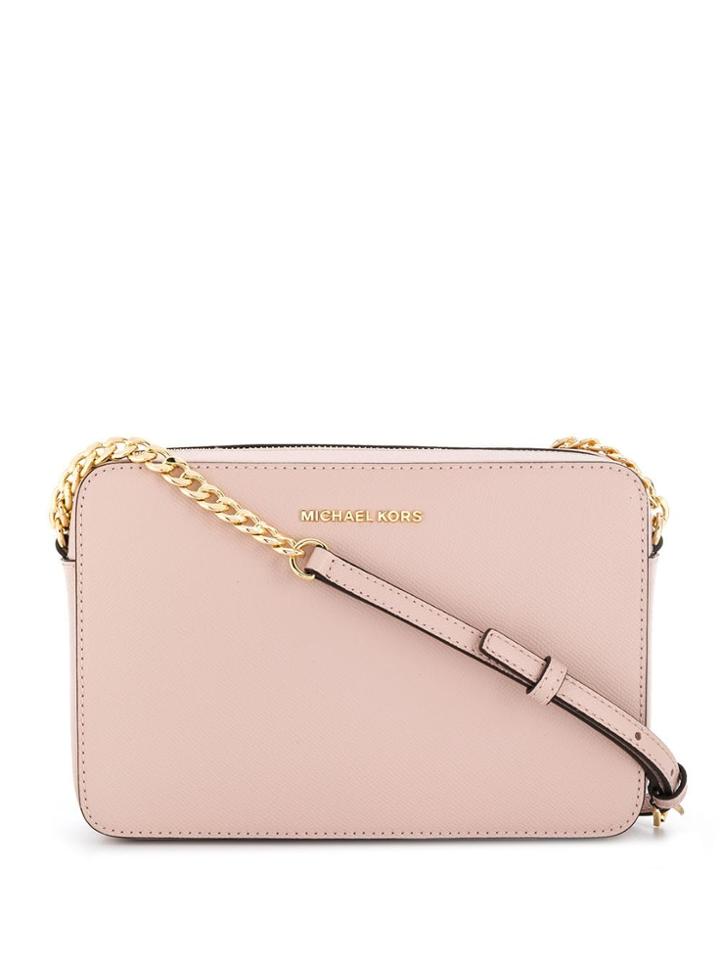 Michael Michael Kors Large Jet Set Travel Crossbody Bag - Pink