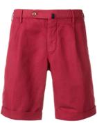 Incotex Classic Chino Shorts - Red