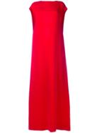 Valentino Open Back Gown - Red