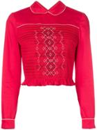 Miu Miu Embroidered Shirt