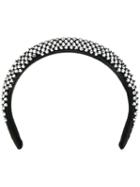 Prada Studded Embellished Headband - Black