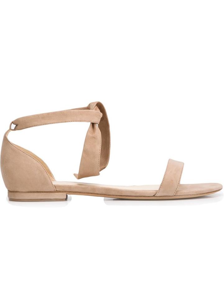 Alexandre Birman Clarita Sandals, Women's, Size: 36, Nude/neutrals, Suede