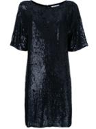 P.a.r.o.s.h. Sequin Embellished Dress, Women's, Size: Medium, Black, Viscose/pvc