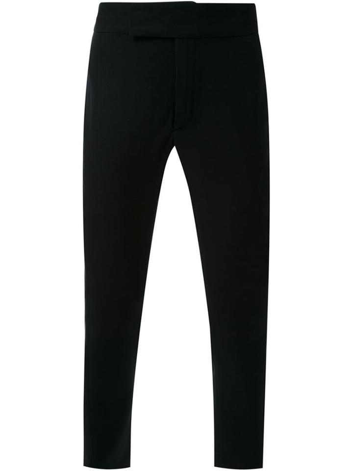 Ann Demeulemeester 'advice' Trousers, Men's, Size: Large, Black, Cotton/wool