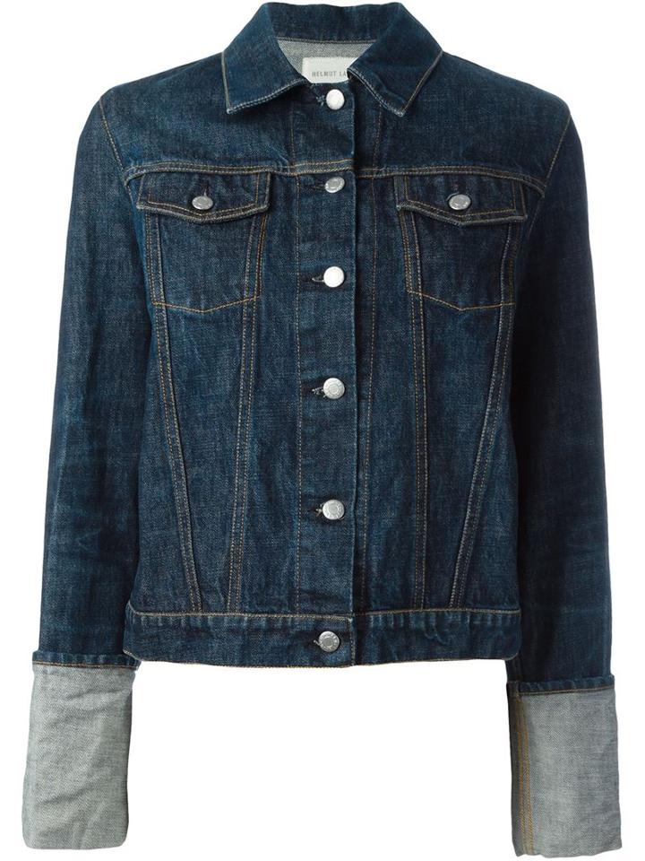 Helmut Lang Vintage Folded Sleeve Denim Jacket