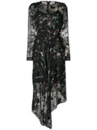 Preen By Thornton Bregazzi Sally Floral Printed Dress - Black