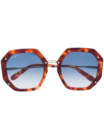 Salvatore Ferragamo Salvatore Ferragamo Sf940s 214 Tortoise