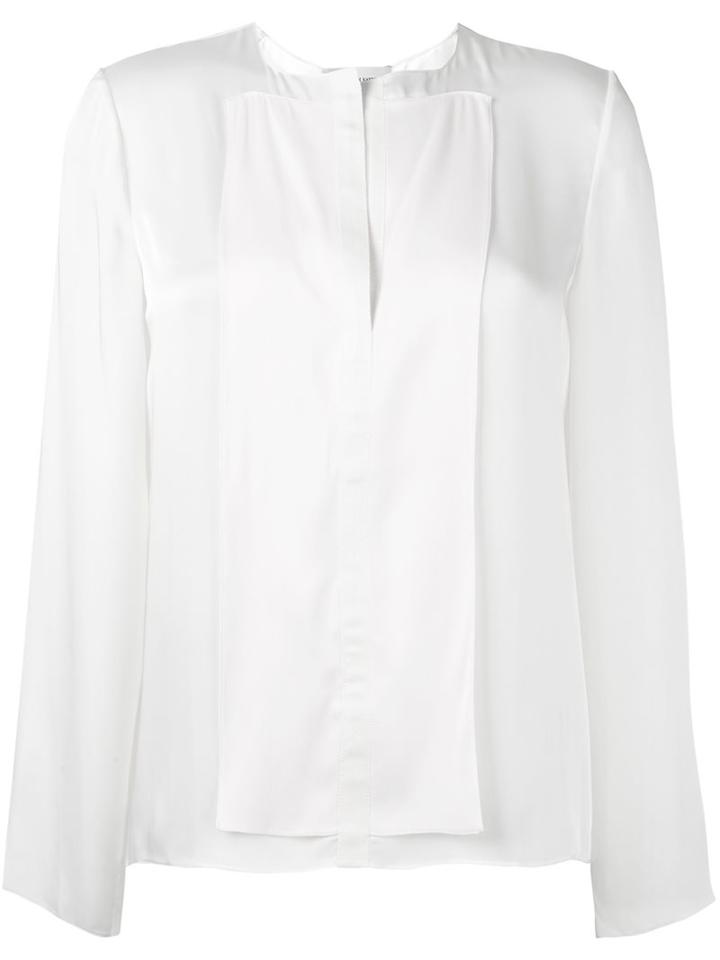 Maison Rabih Kayrouz Split Neck Blouse