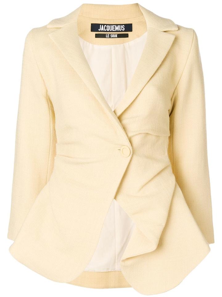 Jacquemus Wrap Blazer - Nude & Neutrals