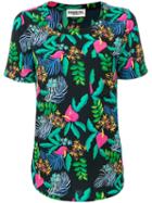 Essentiel Antwerp - Printed T-shirt - Women - Polyester - 34, Black, Polyester