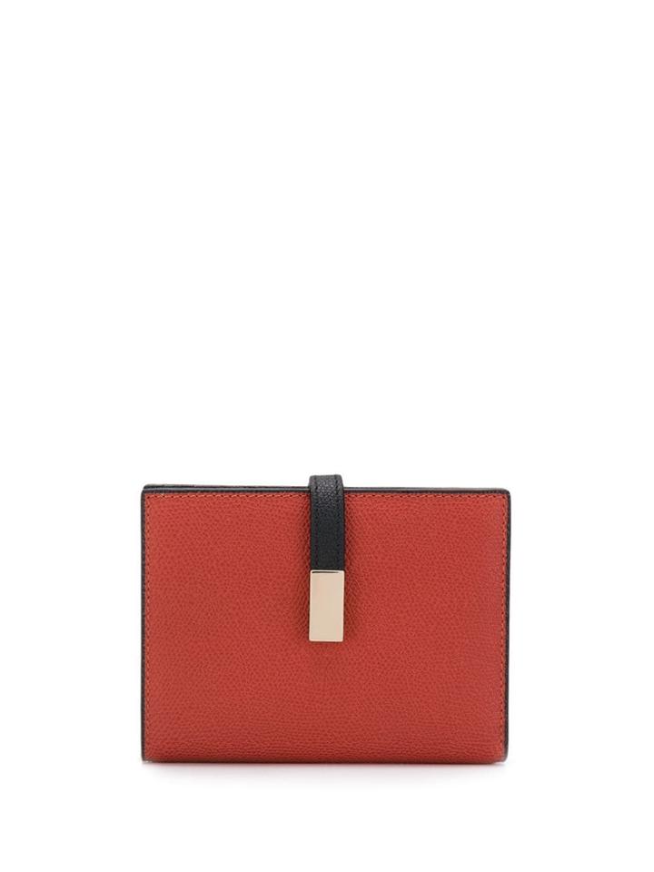 Valextra Foldover Wallet - Orange
