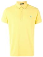Etro Embroidered Logo Polo Shirt, Men's, Size: Xxl, Yellow/orange, Cotton