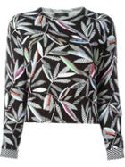 Paul Smith Black Label Printed Cropped Sweater