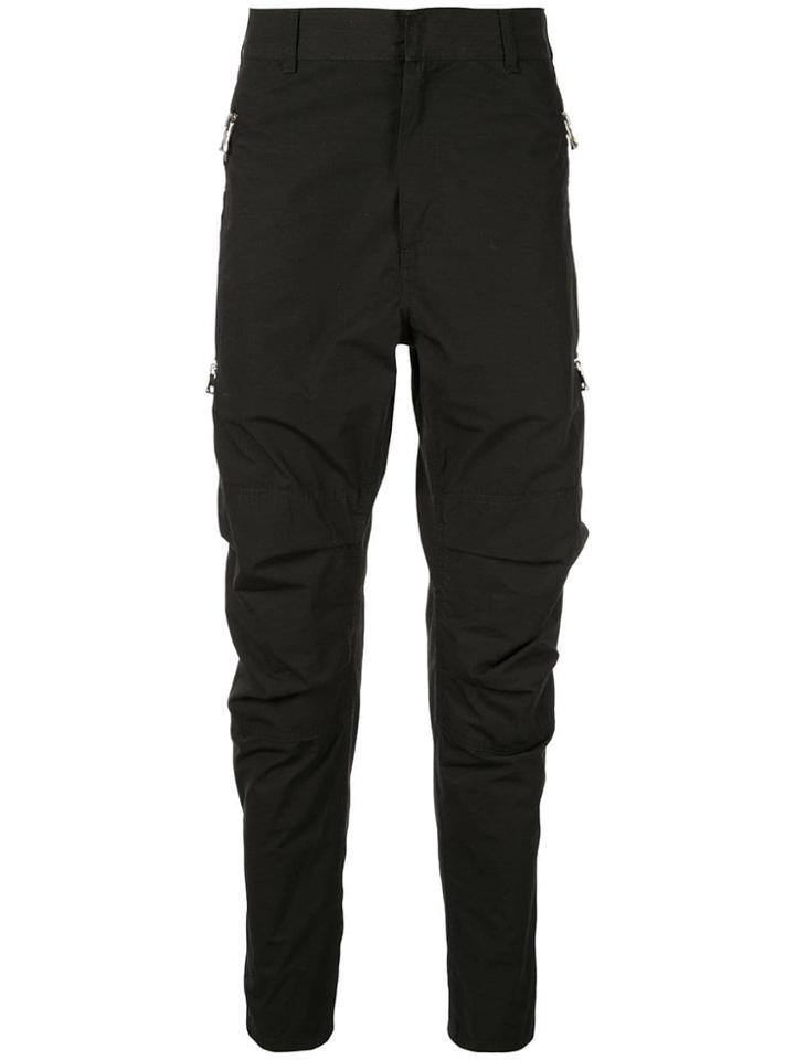 Balmain Chino Cargo Trousers - Black