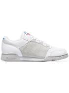 Reebok White X Nepenthes Workout Plus Suede Panel Leather Low-top