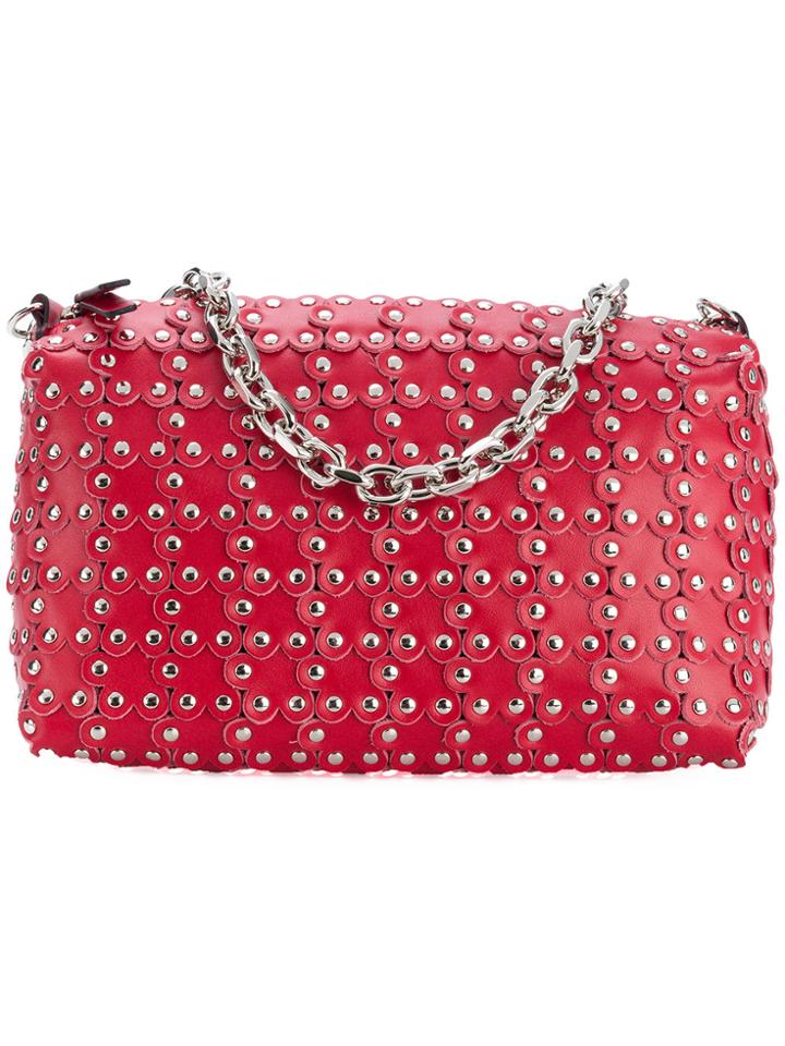 Red Valentino Studded Laser Cut Flower Handbag