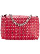 Red Valentino Studded Laser Cut Flower Handbag