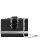 Philipp Plein Gem Embellished Shoulder Bag - Black