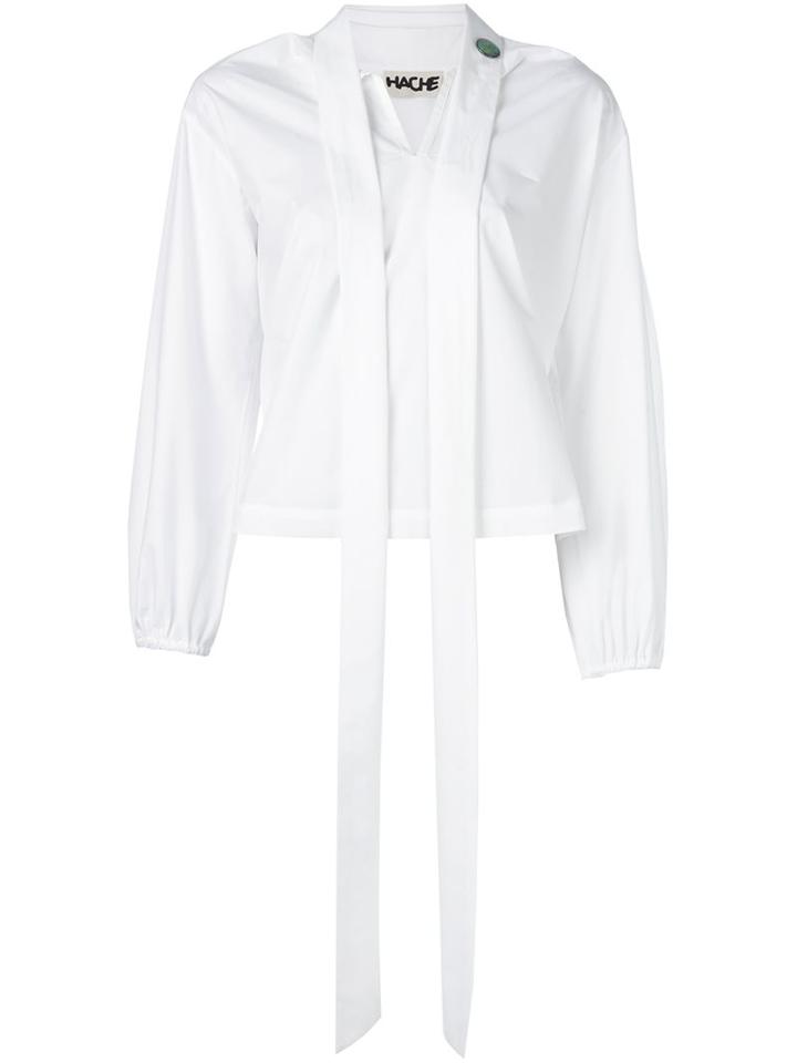 Hache Scarf Collar Blouse
