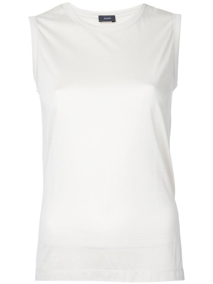 Joseph - Sleeveless Top - Women - Silk - M, Nude/neutrals, Silk
