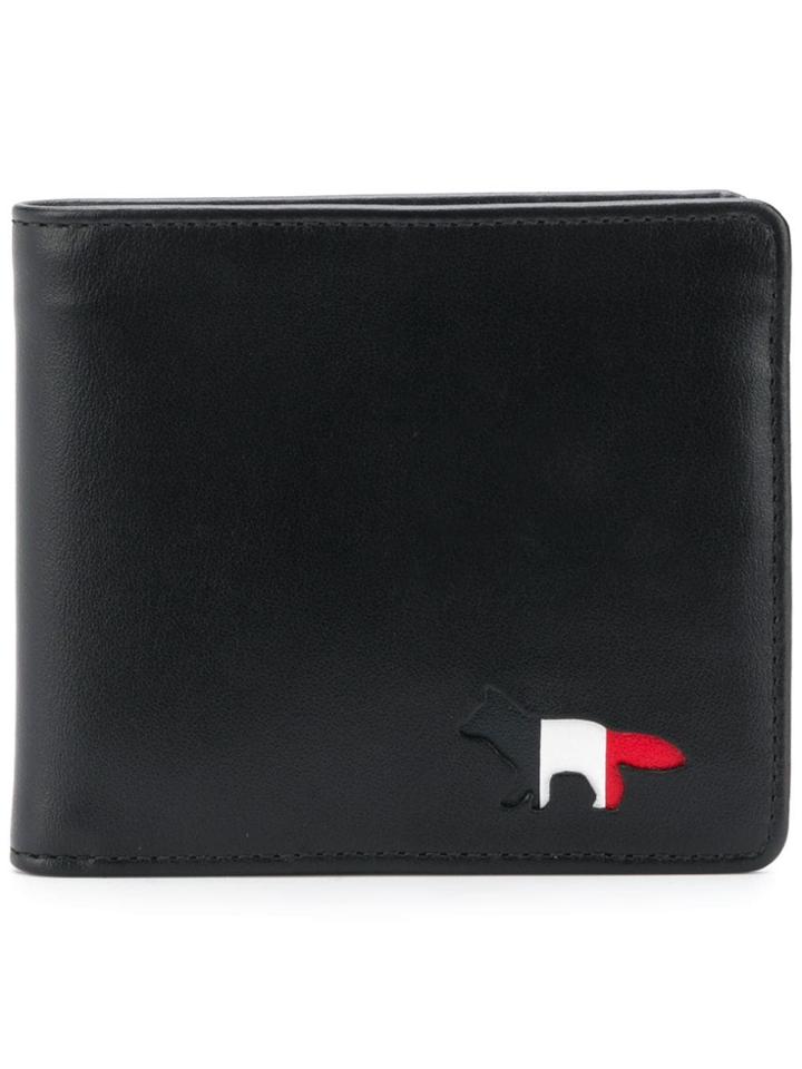 Maison Kitsuné Logo Billfold Wallet - Black
