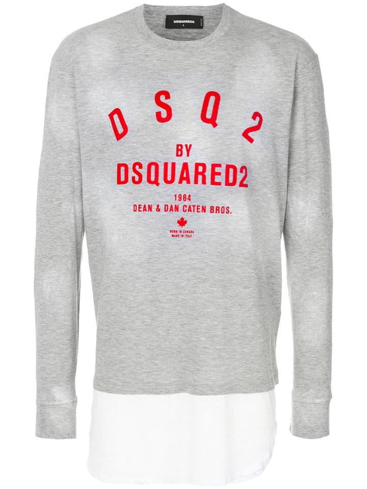 Dsquared2 Logo Sweatshirt - Grey