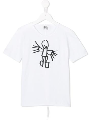 Lost And Found Kids Stick Man Print T-shirt
