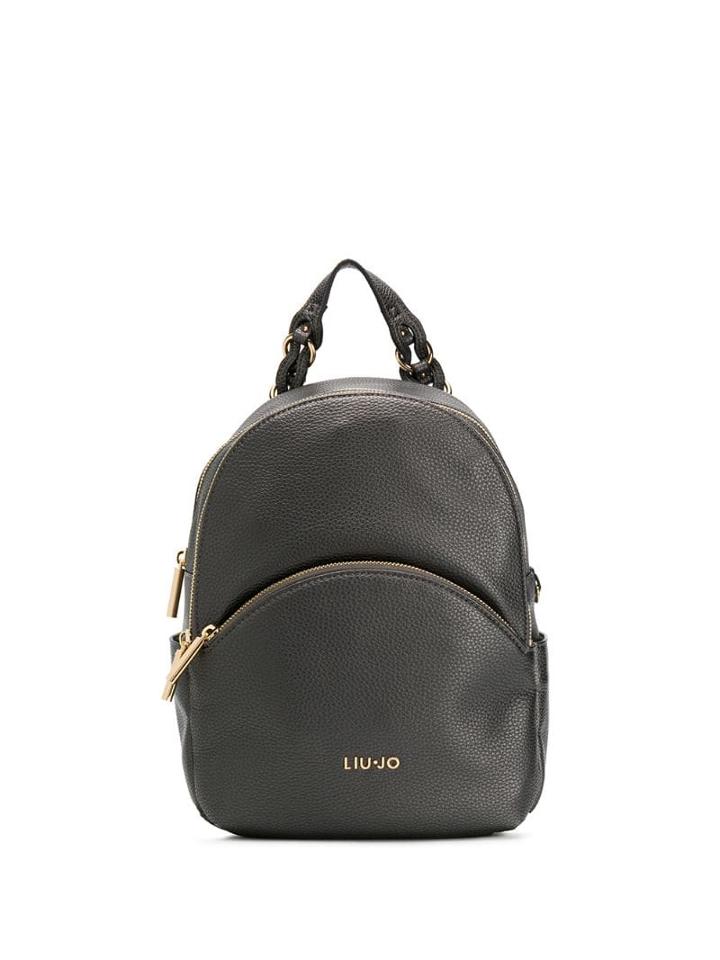 Liu Jo Faux-leather Logo Backpack - Grey