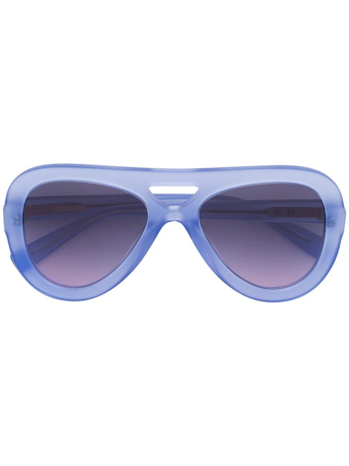 Derek Lam Charlotte Sunglass - Pink & Purple