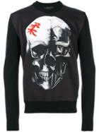 Philipp Plein - Skull Print Top - Men - Polyester/spandex/elastane/wool Felt - M, Black, Polyester/spandex/elastane/wool Felt