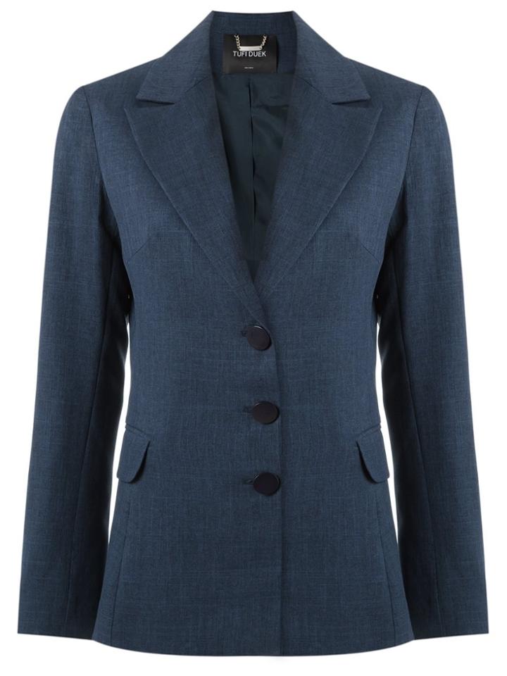 Tufi Duek Three Button Blazer - Blue