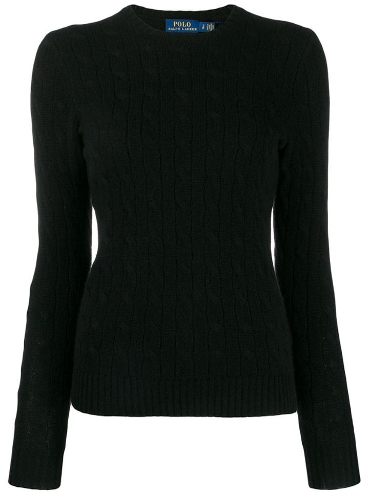 Polo Ralph Lauren Cable Knit Jumper - Black