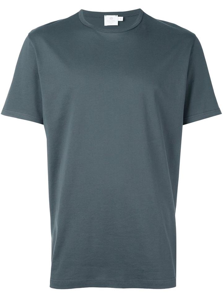 Sunspel 's/s' T-shirt, Men's, Size: Medium, Grey, Cotton