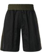 Maison Margiela Panelled Bermuda Shorts - Black