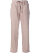 Erika Cavallini Straight Fit Trousers - Pink & Purple