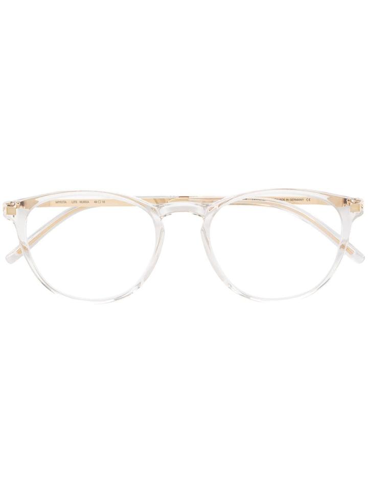 Mykita Nukka Round Glasses - Gold