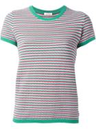 P.a.r.o.s.h. Knitted T-shirt, Women's, Size: Small, Green, Cotton/spandex/elastane