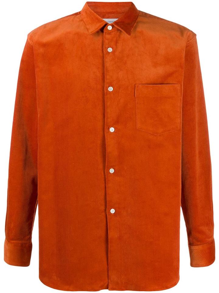 Comme Des Garçons Shirt Slim-fit Shirt - Orange