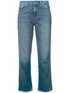Paige - Cropped Jeans - Women - Cotton/spandex/elastane - 24, Blue, Cotton/spandex/elastane