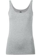 Eleventy - Scoop Neck Vest - Women - Spandex/elastane/modal - M, Grey, Spandex/elastane/modal